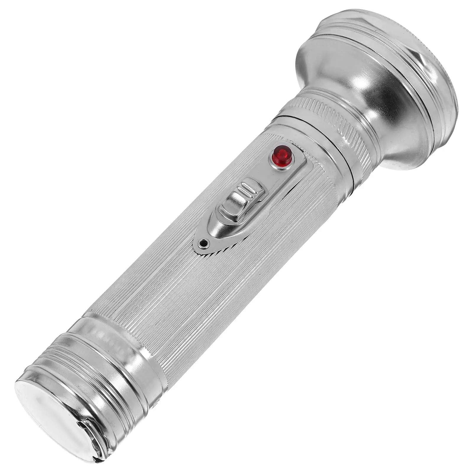 Lampe de poche Vintage en aluminium des années 70, artisanale pour maison rurale, torche Heritage, projecteur de nuit rétro, à l'ancienne, solide et Durable