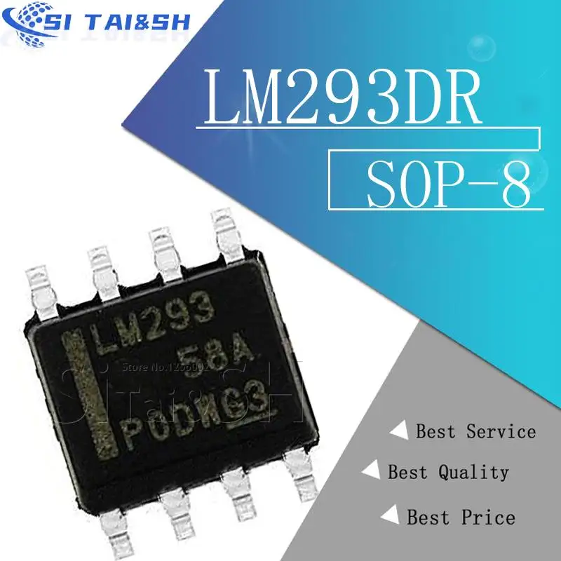 10PCS LM258DR LM258 SOP8 LM293DR LM293 LM311DR LM311 M358DR LM358 LM386M LM386M-1 LM393DR LM393 LM2903DR LM2903 LM2904DR LM2904