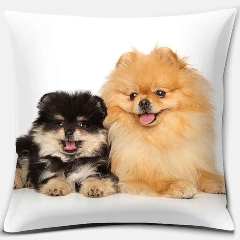 Adorable Puppy Pillowcases Cute Dog Prints For Pet Lovers Perfect Home Decor Gift For Animal Enthusiasts