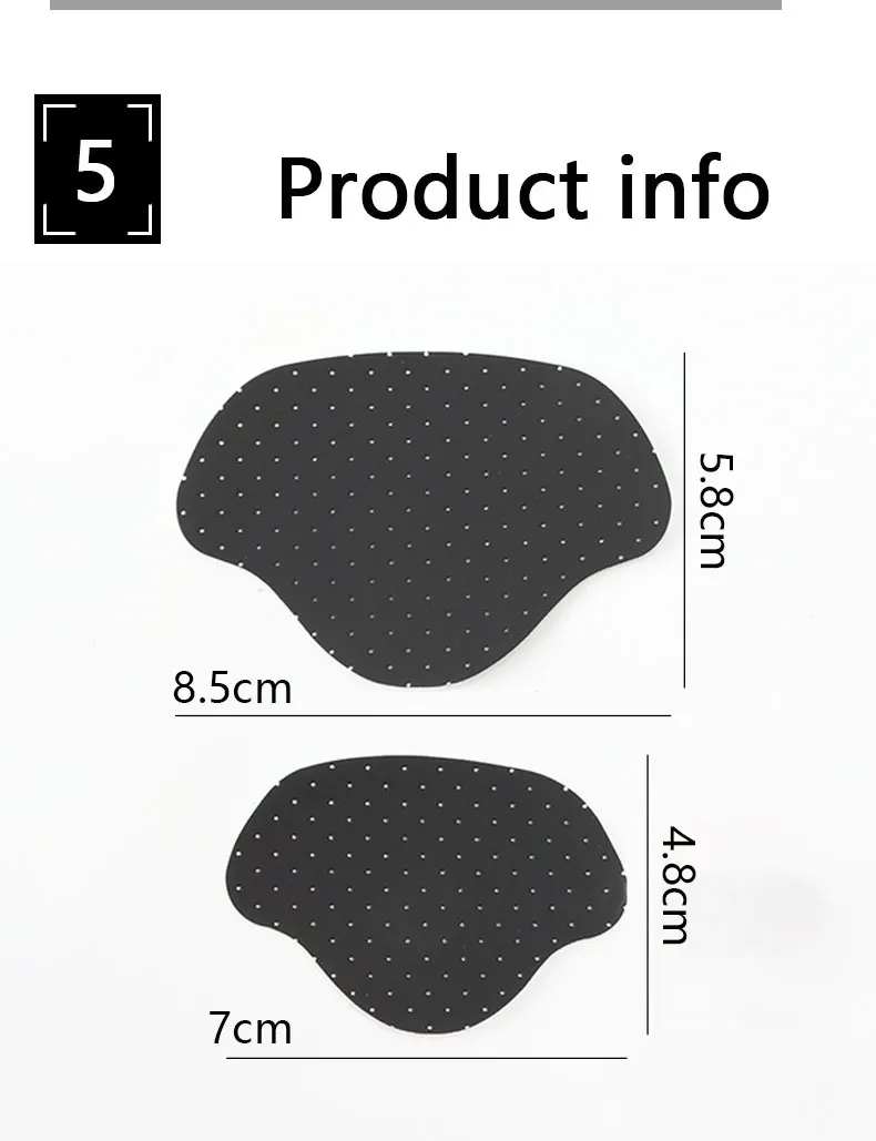 Fersenreparatur-Zuschuss, klebrige Schuhe, Loch, Turnschuhe, Einlegesohlen, Patch, Fersenpolster, Fersenaufkleber, Schutz, Fußpflege, Anti-Verschleiß-Einsätze, 4 Stück – Detail 7