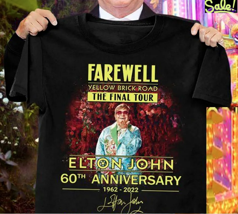 Farewell Yellow Brick Road The Final Tour Elton John 60Th T Shirt