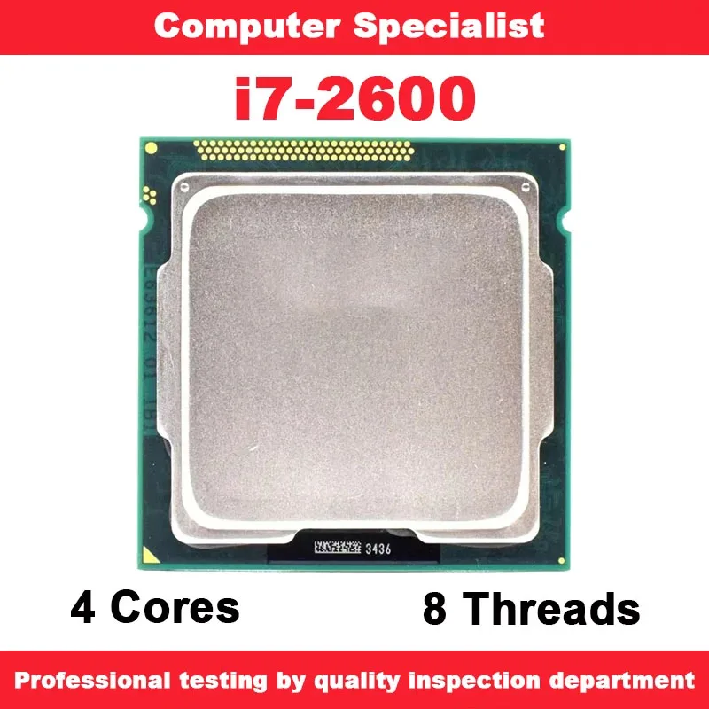 Core i7-2600 SR00B 3.4GHz 4C / 8T 8MB 95W LGA1155 i7 2600 Sandy Bridge