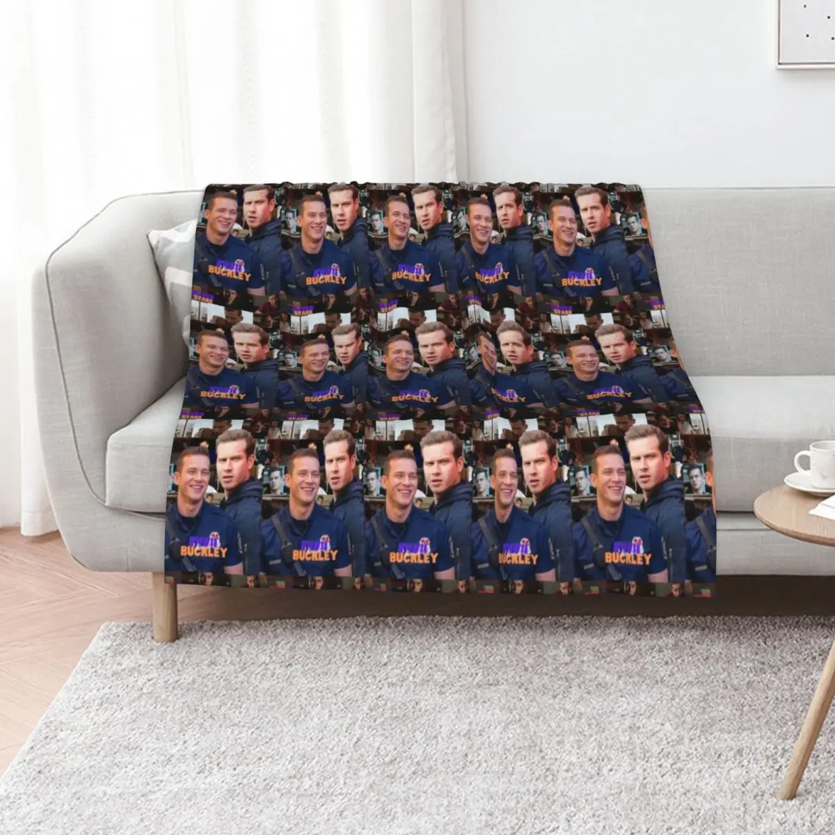 

Evan ' Buck ' Buckley 9-1-1 Throw Blanket Camping Kid'S Bed Plush Blankets