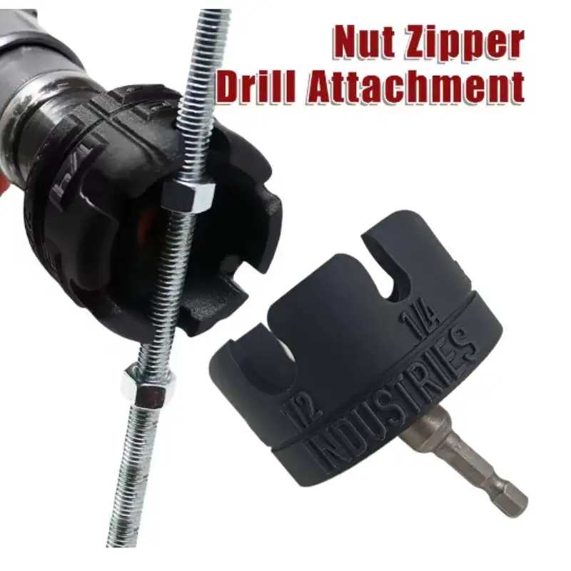 

Nut Zipper Drill Attachment For Fast Nut And Bolt Removal Nut Remover Bolt Extractor Tool For Conduit Racks Strut Systems
