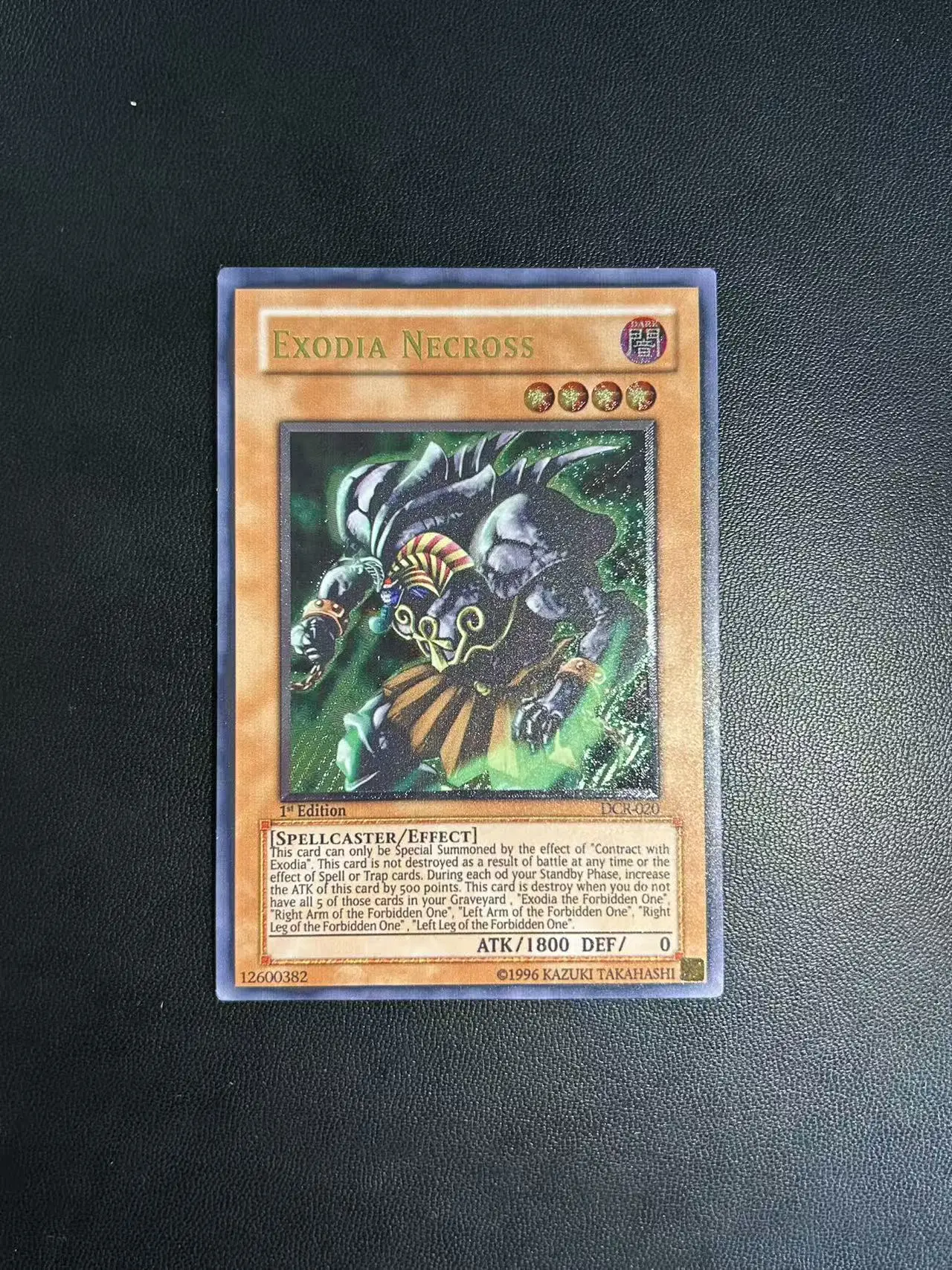 

Yu-Gi-Oh! Dark Crisis Exodia Necross DCR-020 TCG Ultimate Rare/UTR DIY Customize Game Card (Not Original)