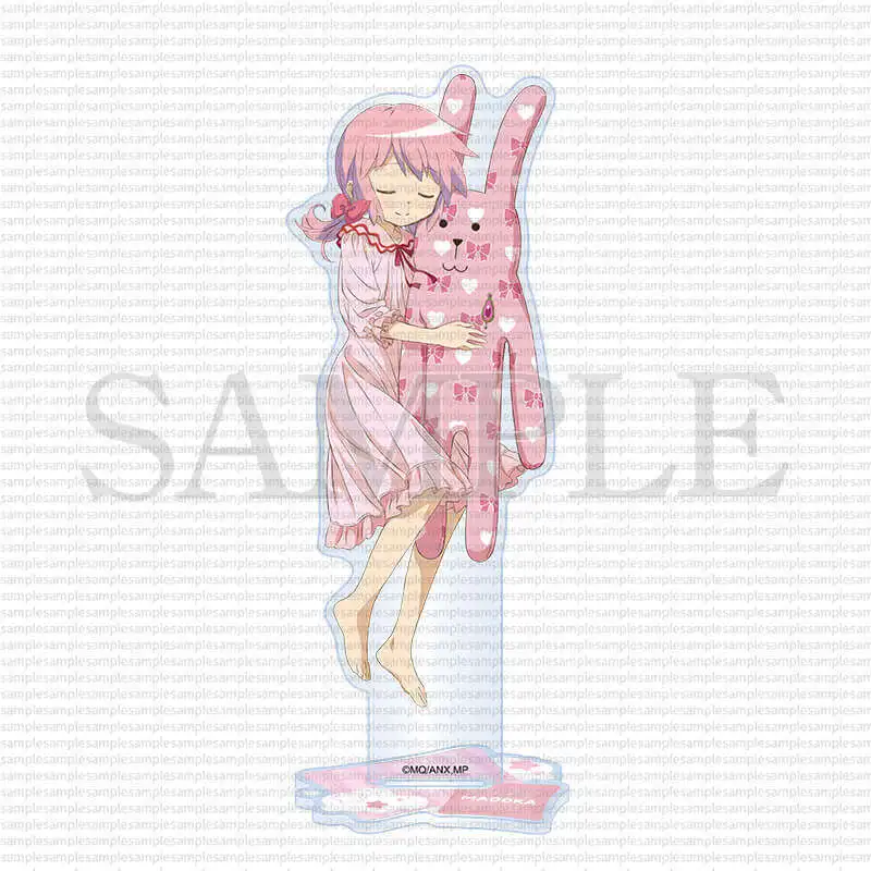 Puella Magi Madoka Magica أرنب بيجامة سلسلة Acg حامل Homura Akemi الشكل الاكريليك حامل Madoka Kaname الدائمة لوحة لعبة هدية #5