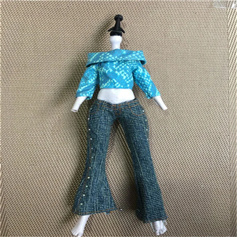 Doll Clothing Set Monstering High Doll Clothes Outfit Personality Doll Dressing DIYDecors Handmade Slim Doll Accessories