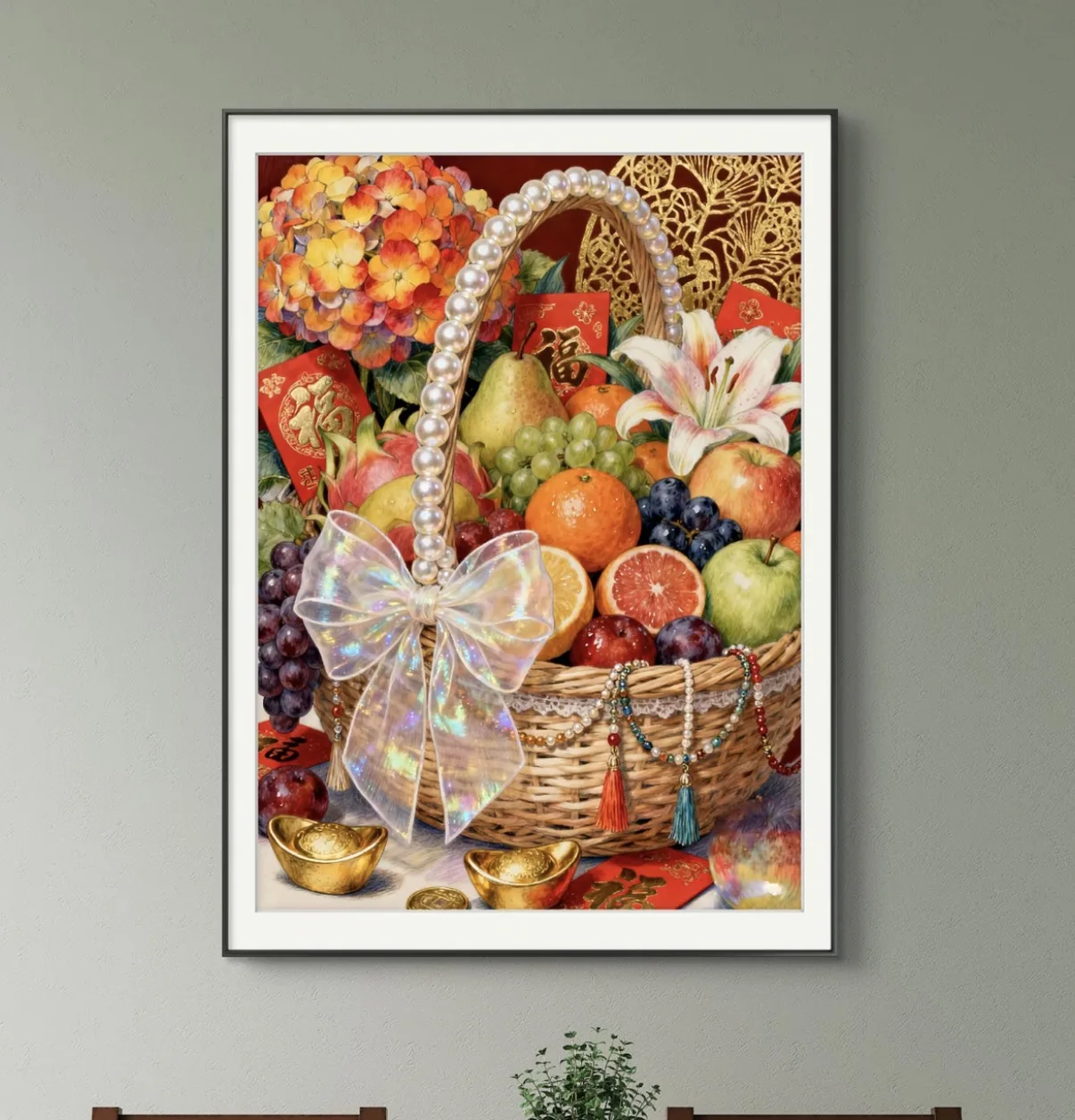 

Набор для вышивания крестиком 9CT 14CT с фруктовым принтом, рукоделие для дома, декор, поделки, с иглами и нитками