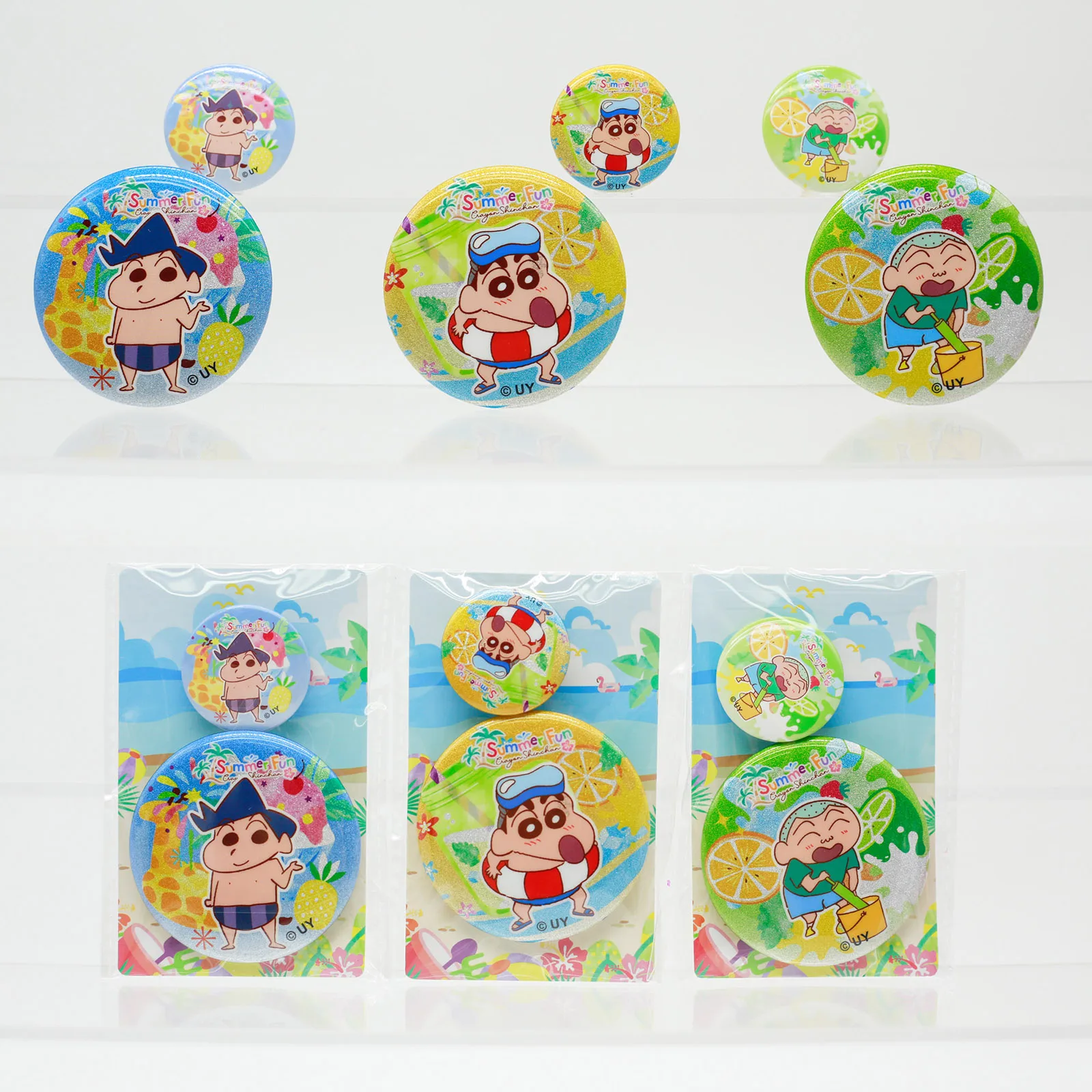 شينشان تلوين شارة ACG اكسسوارات الشاطئ سلسلة صندوق أعمى اللعب اليابان أنيمي بروش دبابيس حقيبة تجميع الديكور هدايا الاطفال #2