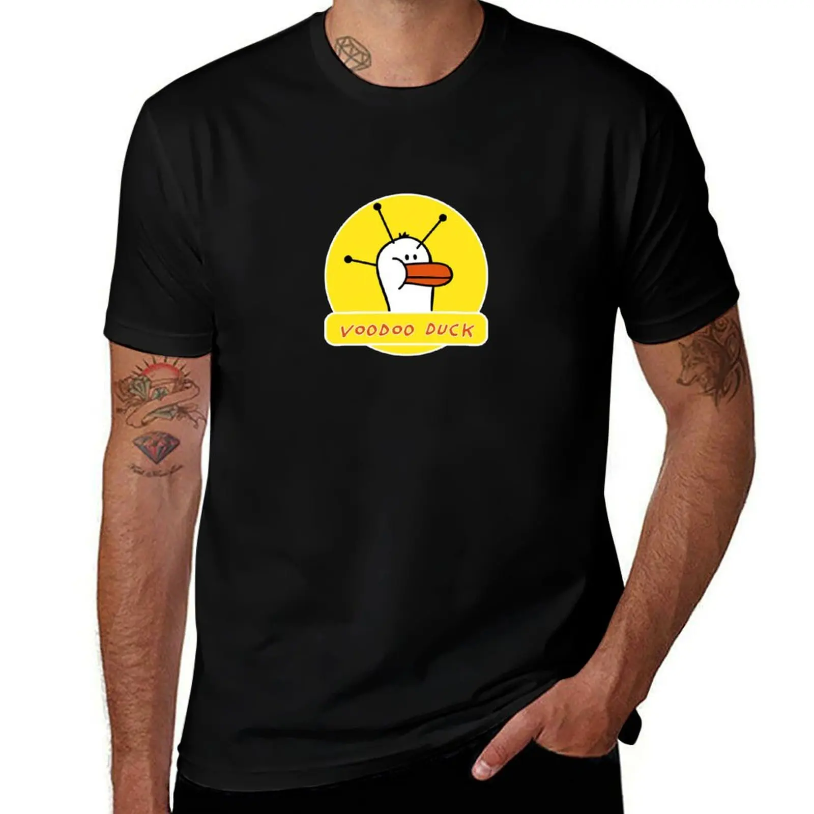 

Voodoo Duck T-Shirt t shirts for man cotton soft man t shirt heavy cotton