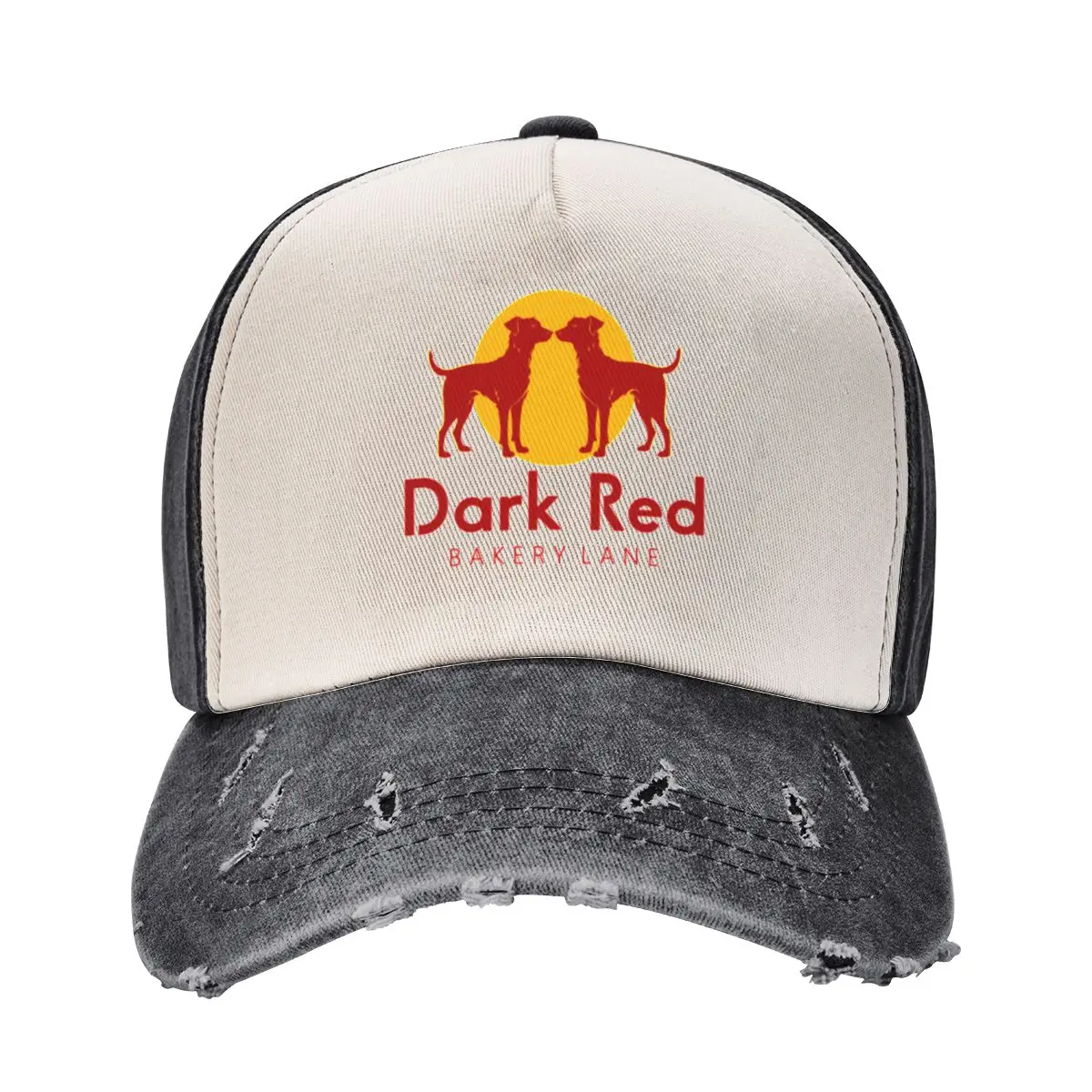 

Dark Red Racing Baseball Cap funny hat Icon Kids Hat Fashion Beach Trucker Hats For Men Women's
