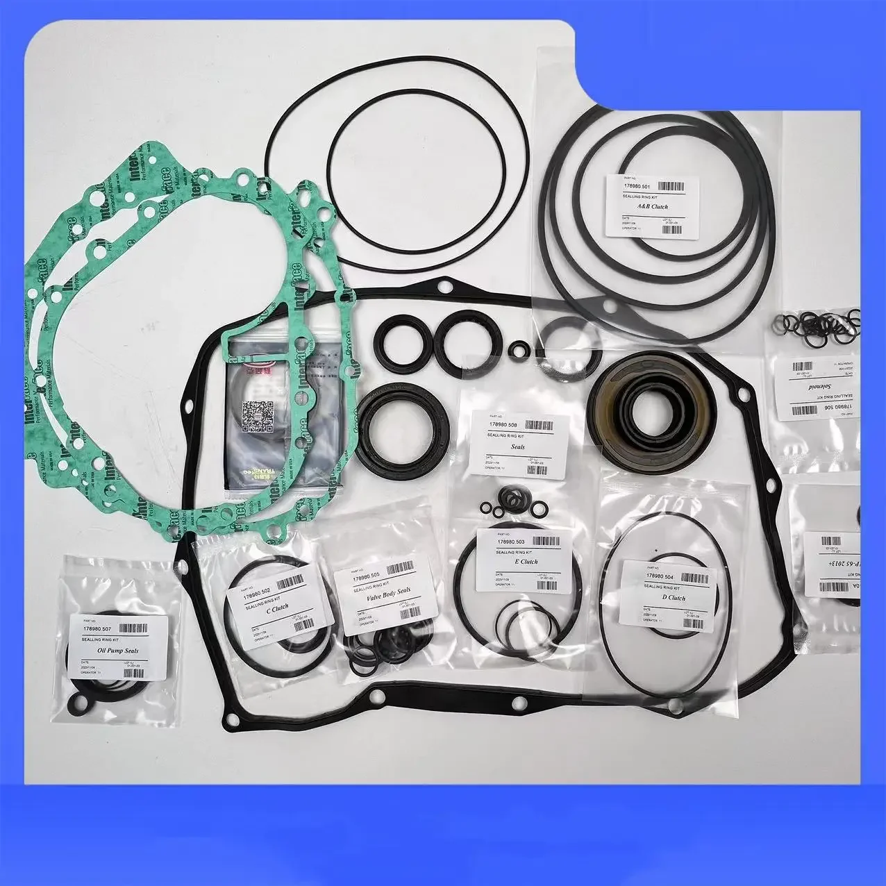 8HP65 8HP65A Clutch Overhaul Gasket Kit For Audi BMW 8 Speed Transmission Seal Repair Kit