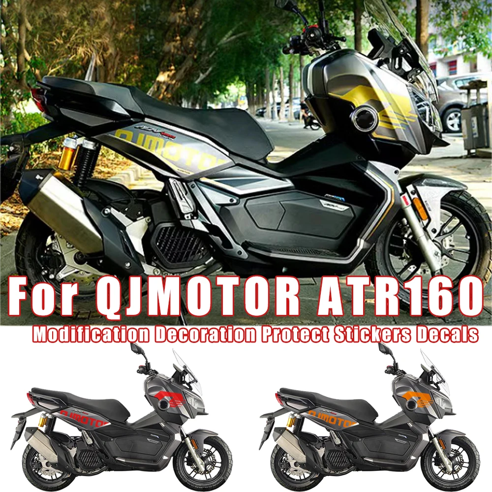 

Для QJMOTOR ATR160 ATR 160 ATR-160 модификация мотоцикла, наклейка на корпус, украшение, защитные наклейки, наклейки, аксессуары