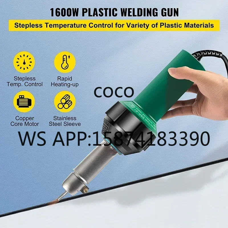 High Power 3400W Plastic Hot Air Blower ChingRay 230V Industrial Heat Tool for Drying Welding Shrinking Work