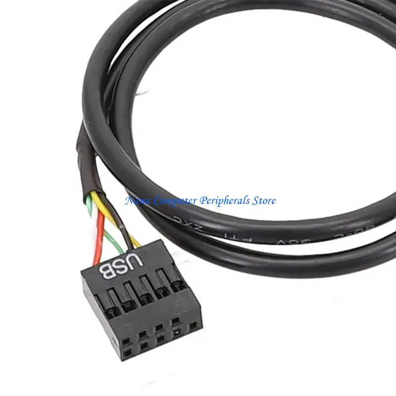 

F68C USB 9PIN до типа C Кабель Cable Anti -earching Line повышает стабильность для материнской платы Data Data USB 9PIN