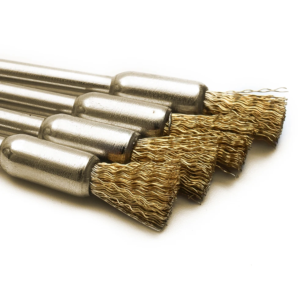 

15-Pcs Brass Rotary Wire Wheel Pencil Polising Brushes Steel Wire Wheel Brush-For Power Drill Tools Polishing Cleaning Tools