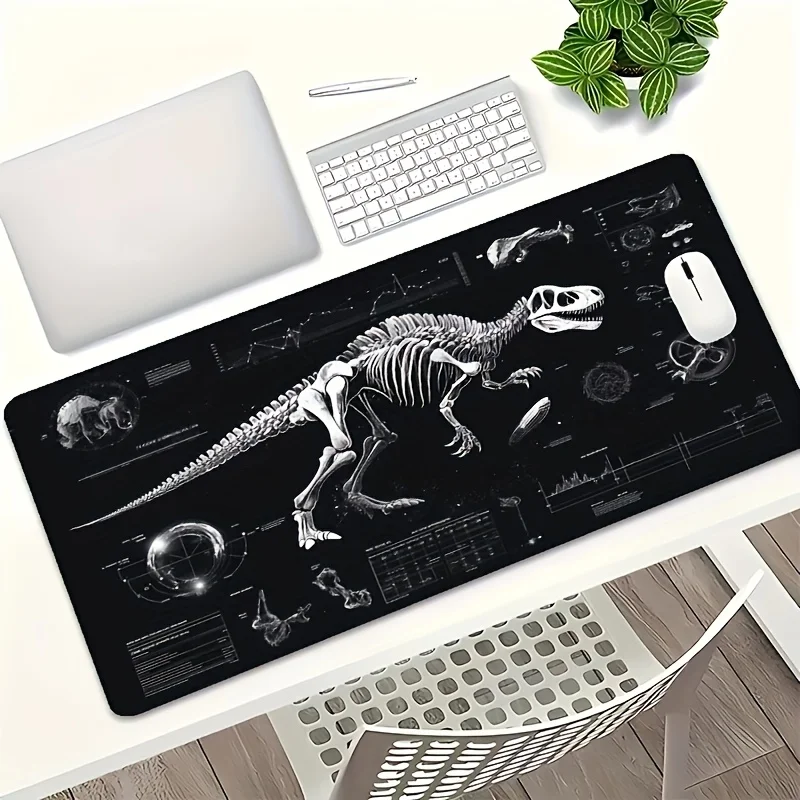 CIFBUY Extra Large Gaming Mouse Pad Dinosaur Tech PC Keyboard Desk Mat Durable Non-Slip Rubber Base Home Office Laptop Decor