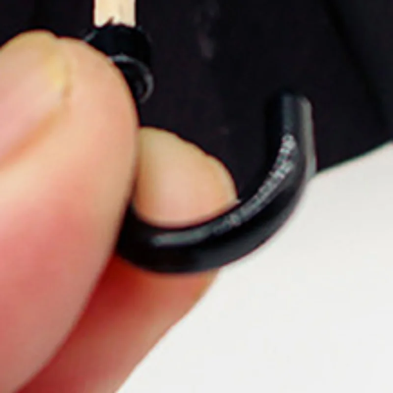 Dollhouse Simulation Mini Black Umbrella Can Open The Retro Miniature Scene Ornament Black Umbrella