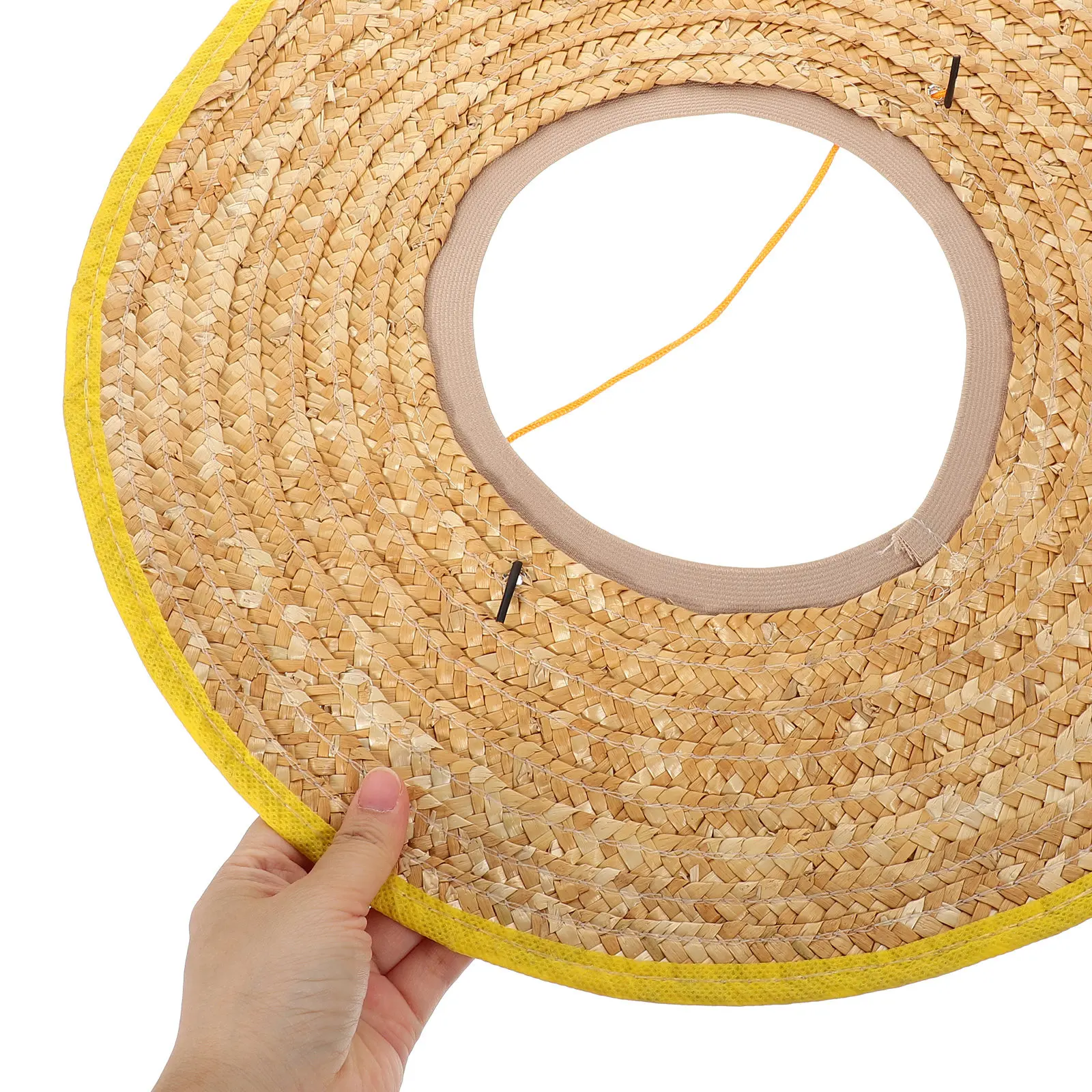 

Hard Hat Sun Shade Straw Visor Full Brim Construction Cover Sun Protection Outdoor Work Hard Hat Accessories