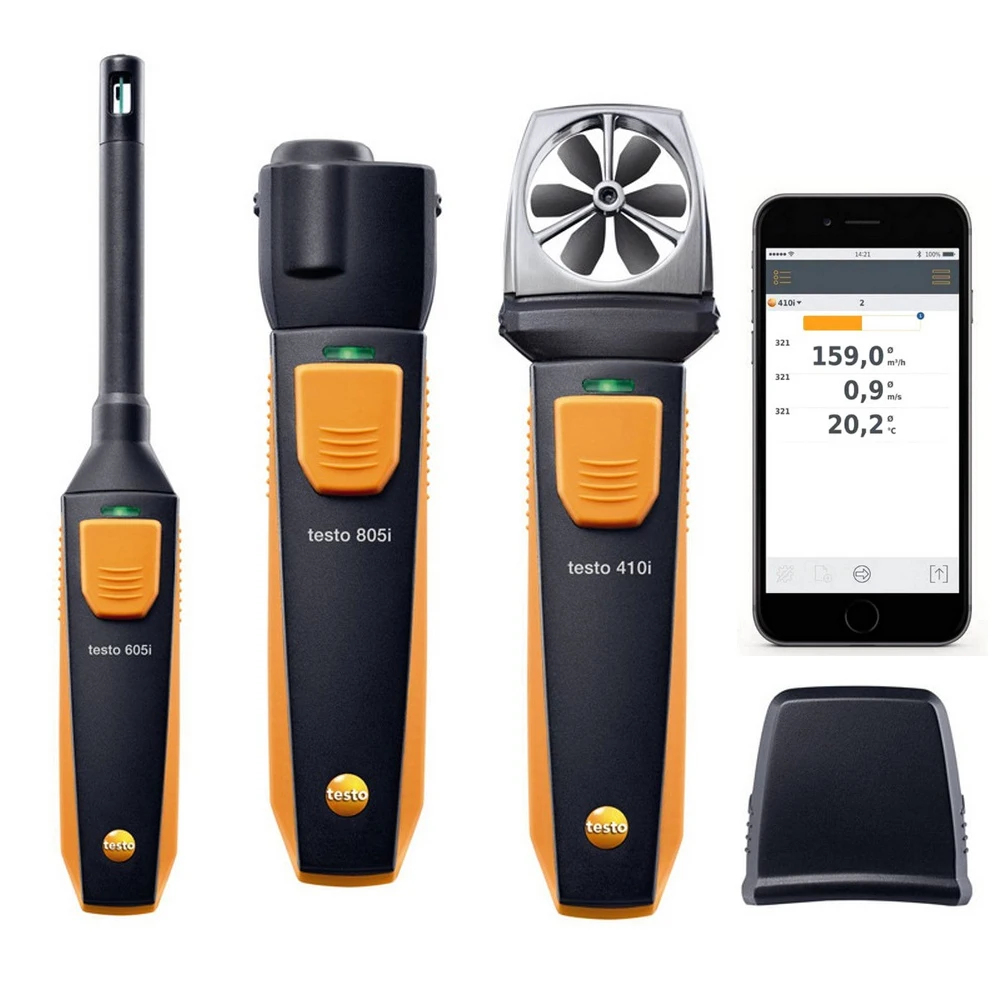 Testo549i Smart Probes Air Conditioning Refrigeration Pressure Measure Instrument Maintenance Tool Set 605i/405i/410i/805i