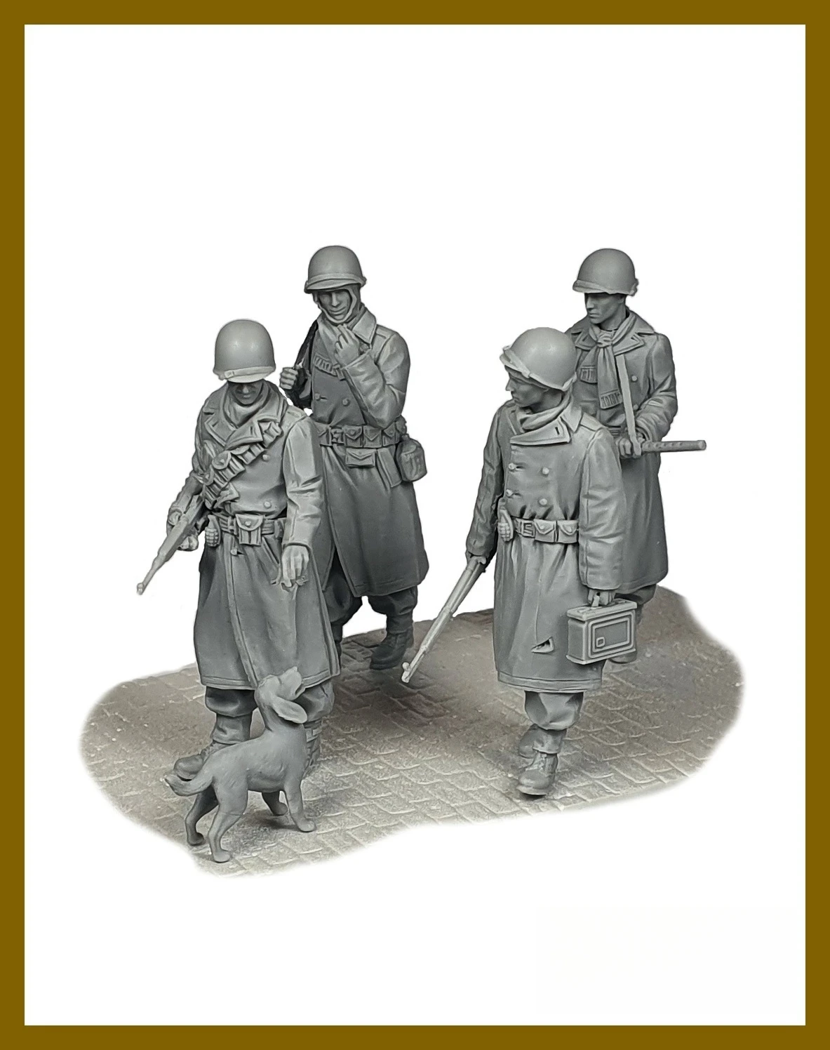 Modello in resina 1/35 figura GK ,4 Figure, kit non assemblato e non verniciato