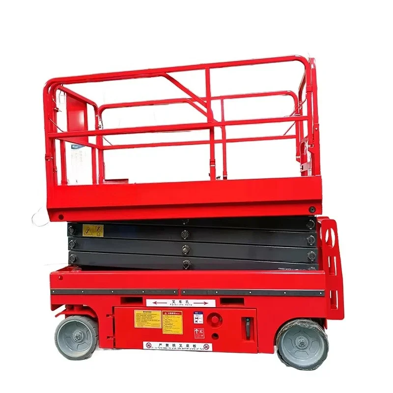 High quality electric scissor lift aerial work scaffolding