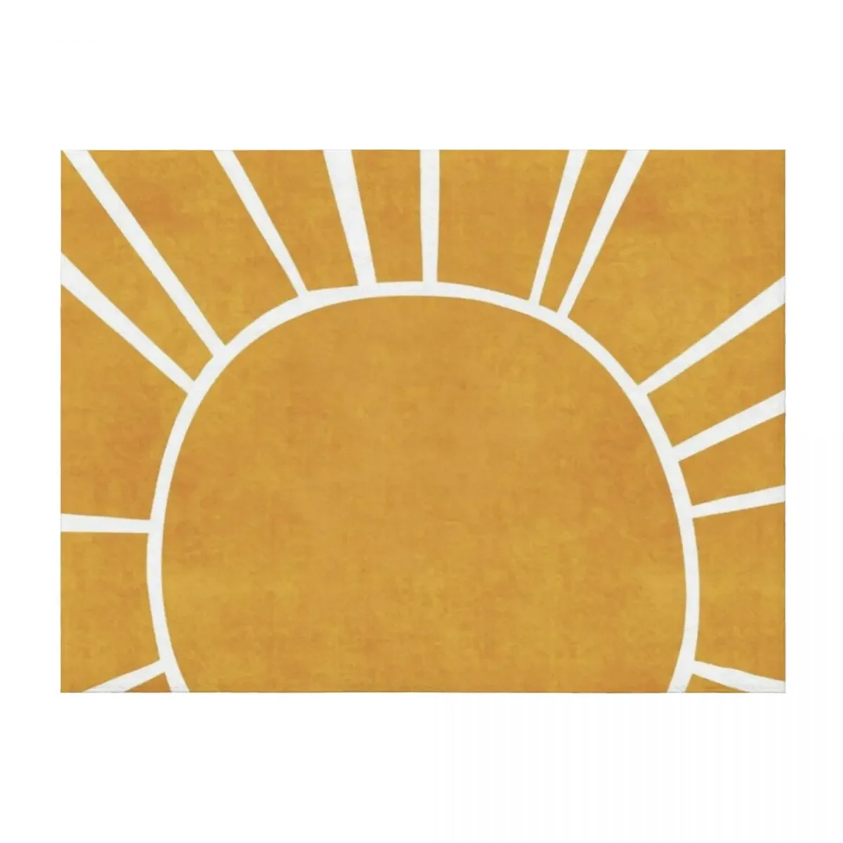 

Warm yellow sunrise Throw Blanket funny gift Travel for winter Picnic Blankets