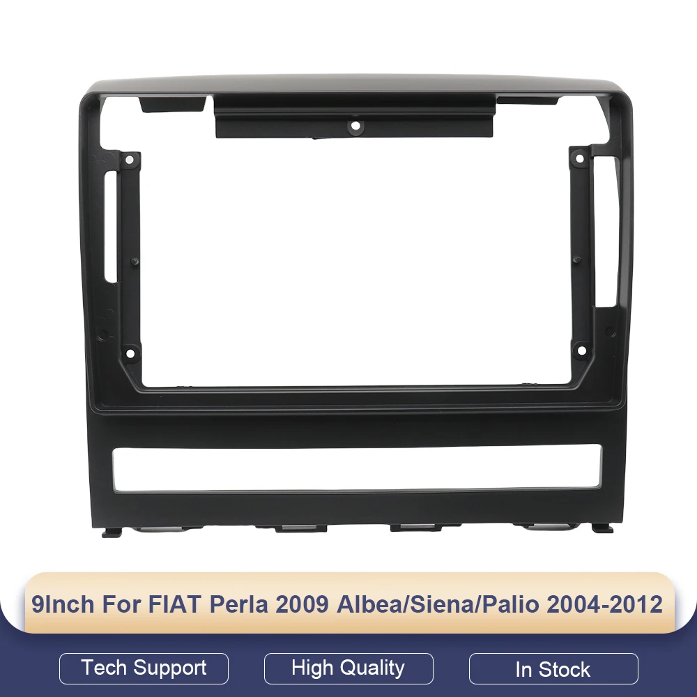 

9 Inch Car DVD Frame Audio Dash Trim Kits Facia Panel Radio Player 2DIN for FIAT Perla 2009 Albea/Siena/Palio 2004-2012 PLAY Kit