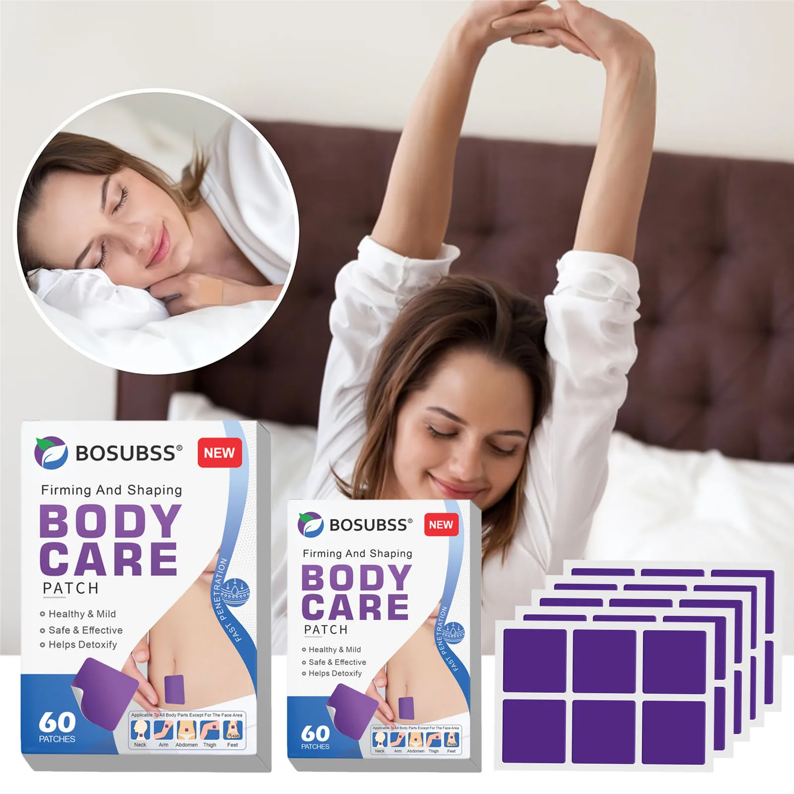 Natural-Sleep-Aid Patches Bio-Frequency Sleep-Aids for Adult Kids-Help Naturally Restore Your Sleep Cycle30pcs  Sleep Patch