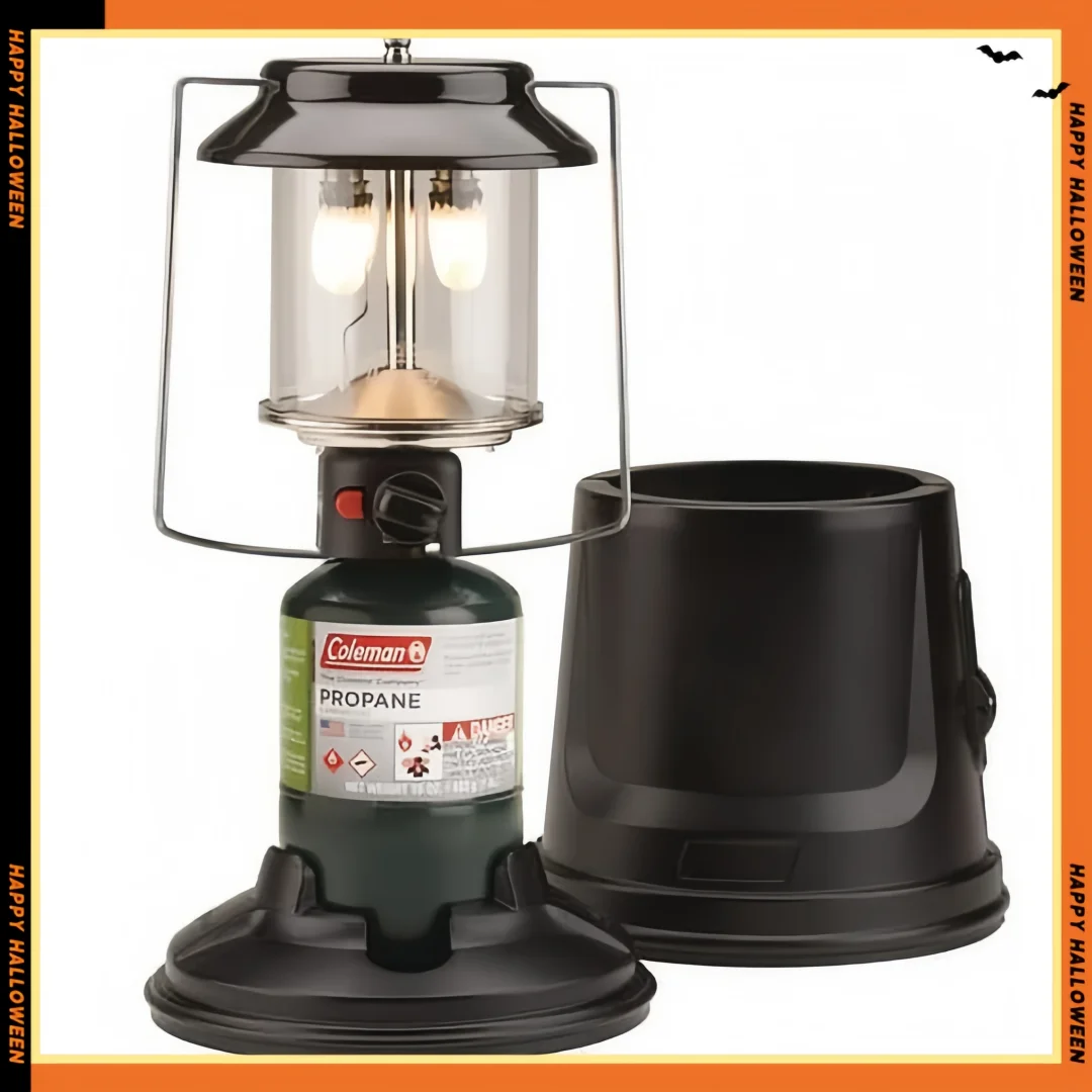 Powerful 810-Lumen Propane Lantern with Case - Perfect for Camping, Hiking & Emergency Prep