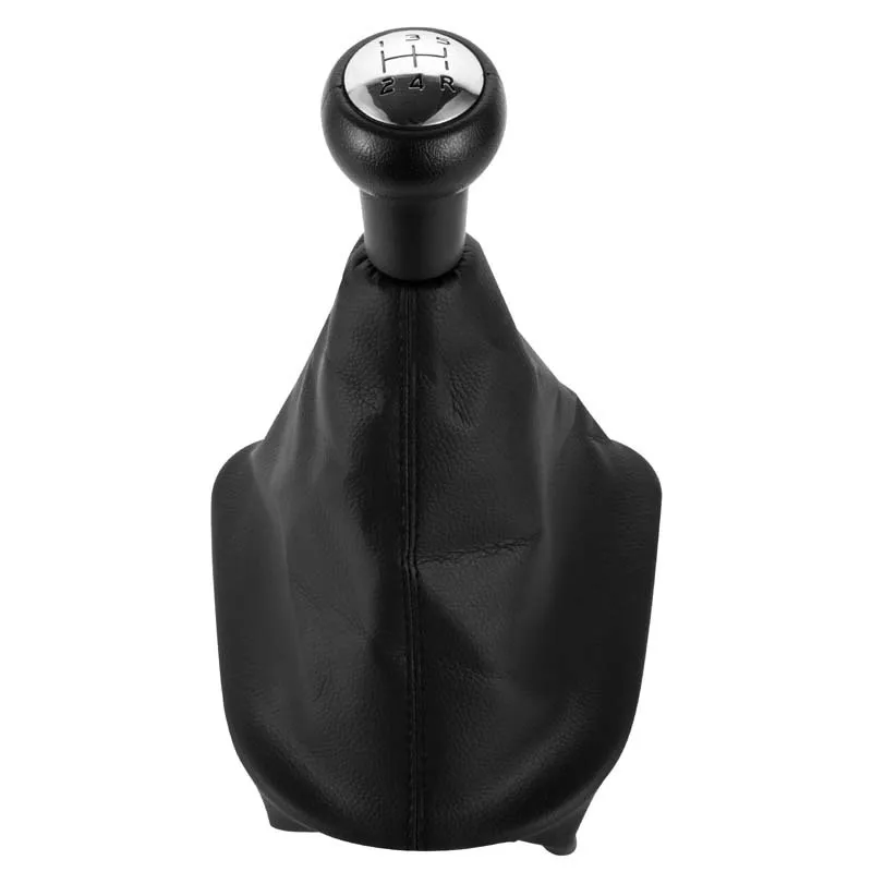 5 Speed Gear Shift Knob Shifter Boot for Peugeot 307 207 Citroen C3 C4 C5 with Gaiter Boot Cover Professional Car Accessories