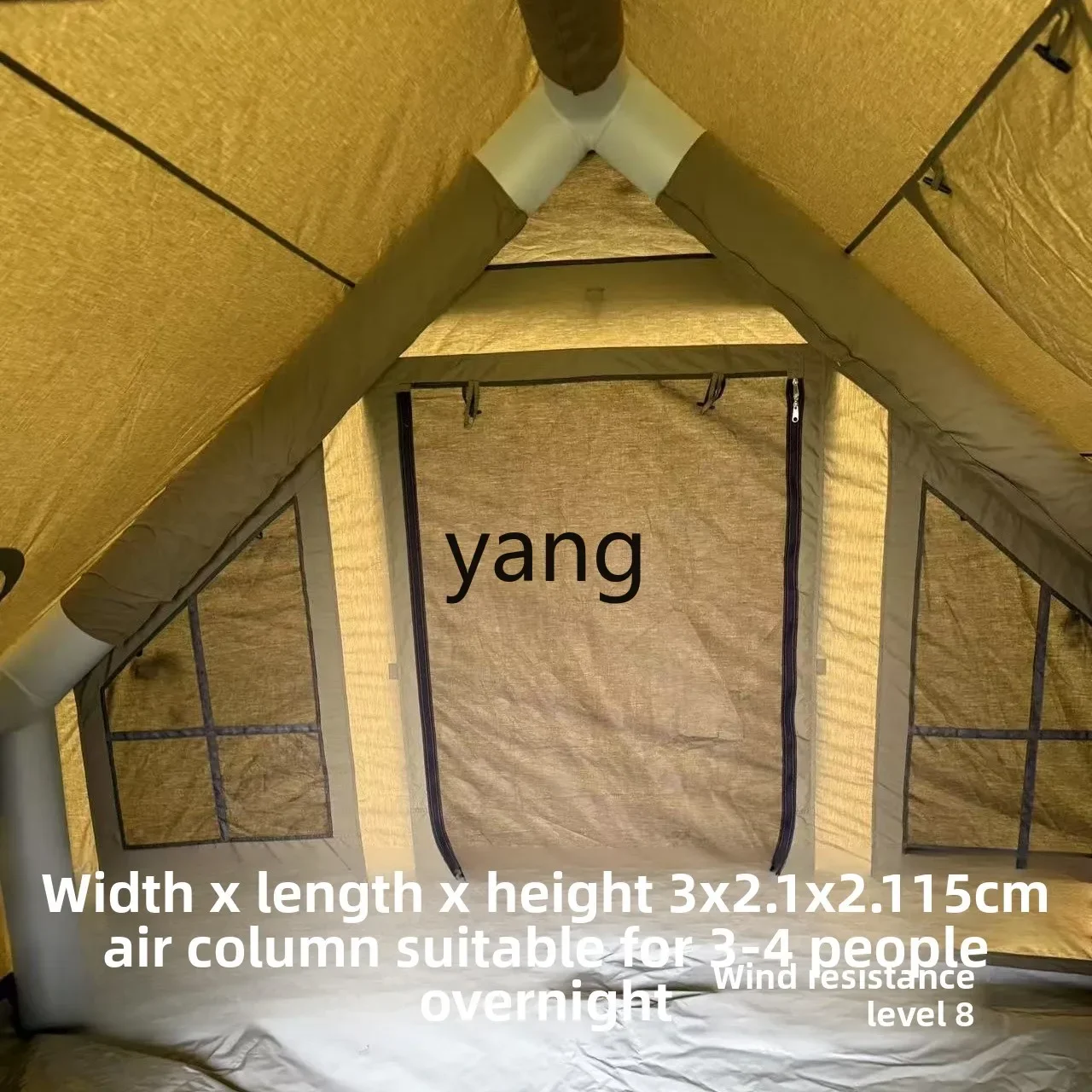 LTT， cotton inflatable tent outdoor vinyl canopy 2-in-1 overnight camping camping equipment