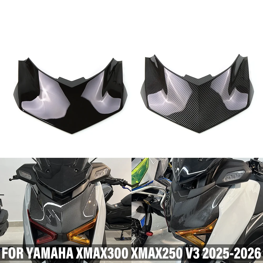 2025 для Yamaha XMAX300 XMAX250 V3 X-MAX 2026 мотоциклетная фара, верхний клюв, удлинитель носа, капот, верхняя крышка, аксессуары