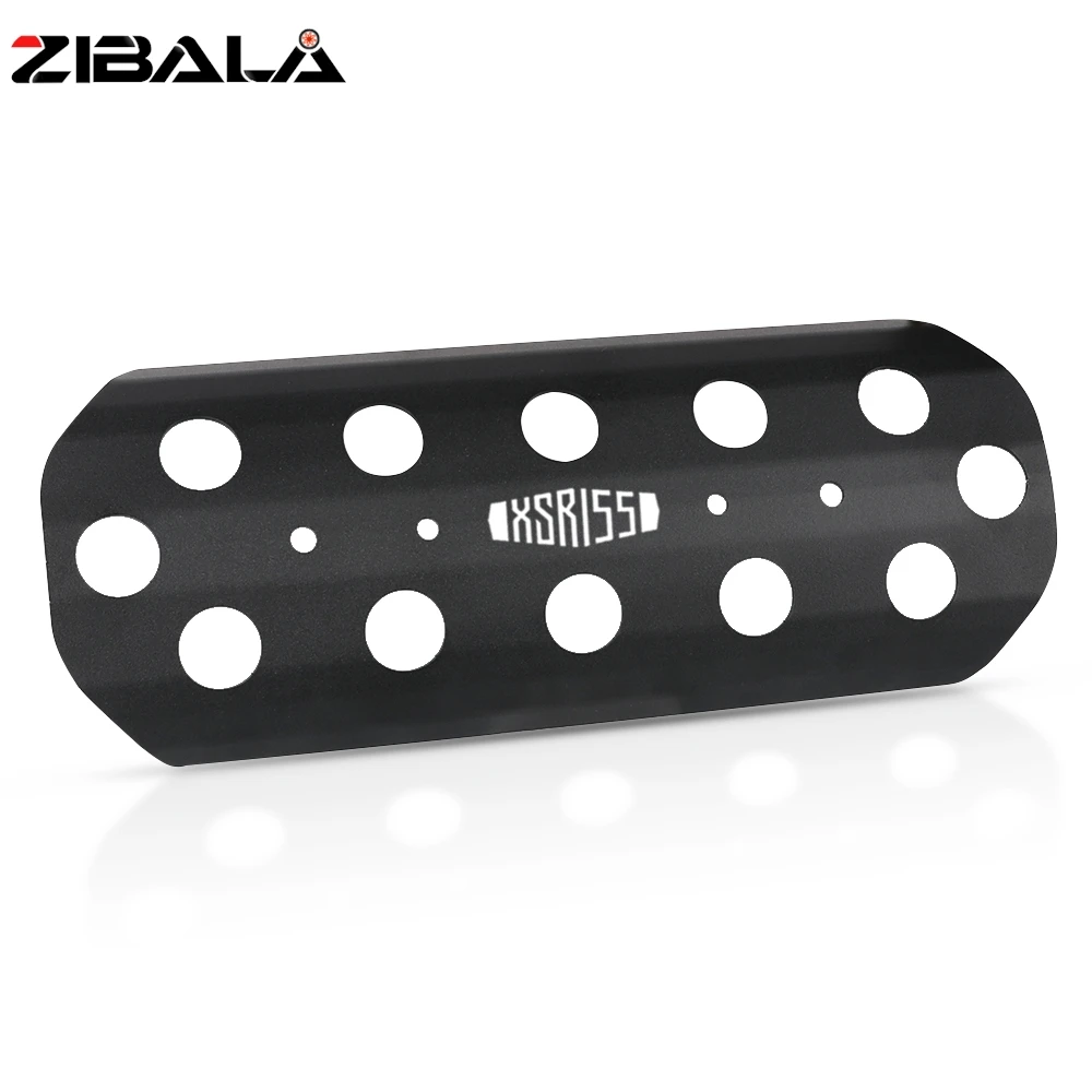 لياماها XSR155 XSR 155 2019-2020-2021-2022-2023 2024-2025 دراجة نارية العادم درع غطاء الحرارة العادم الأنابيب تحطم حامي #4