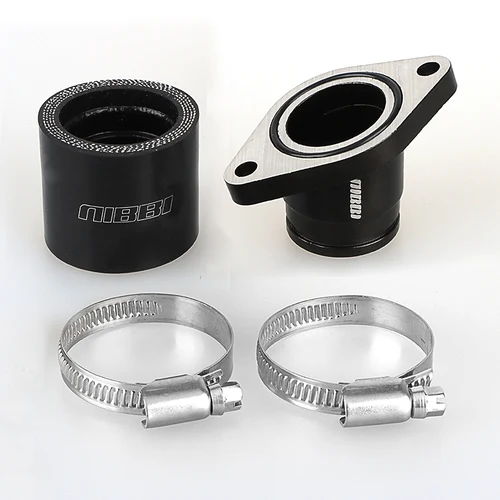 Imagen 2 del producto NIBBI-colector de admisión de motocicleta, adaptador de interfaz de carburador de goma de 32mm/30mm compatible con conector de motor Yamaha ATV Pit Dirt Bike