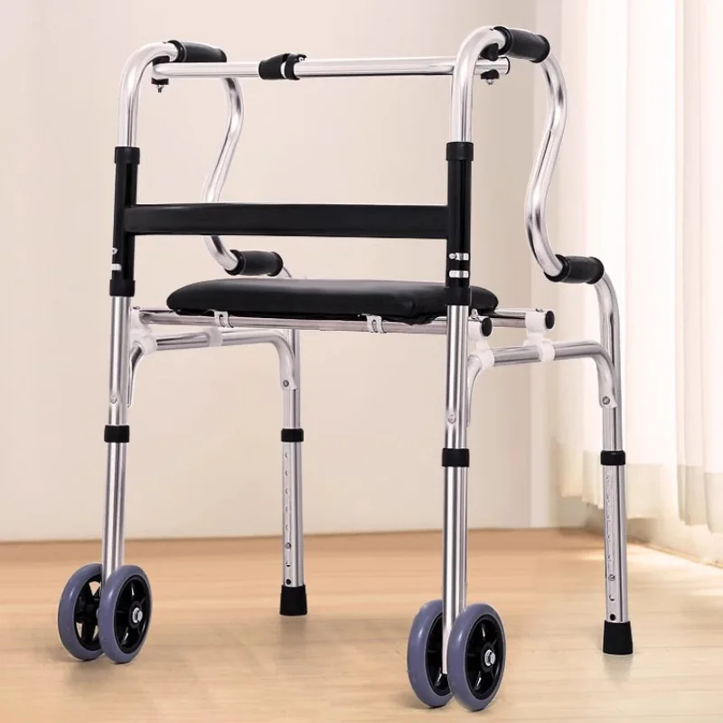 Elderly Mobile Walking Aids Safety Anti Slip Handrails Railing Frames Boosters Assisted Walking Rehabilitation Walking Canes