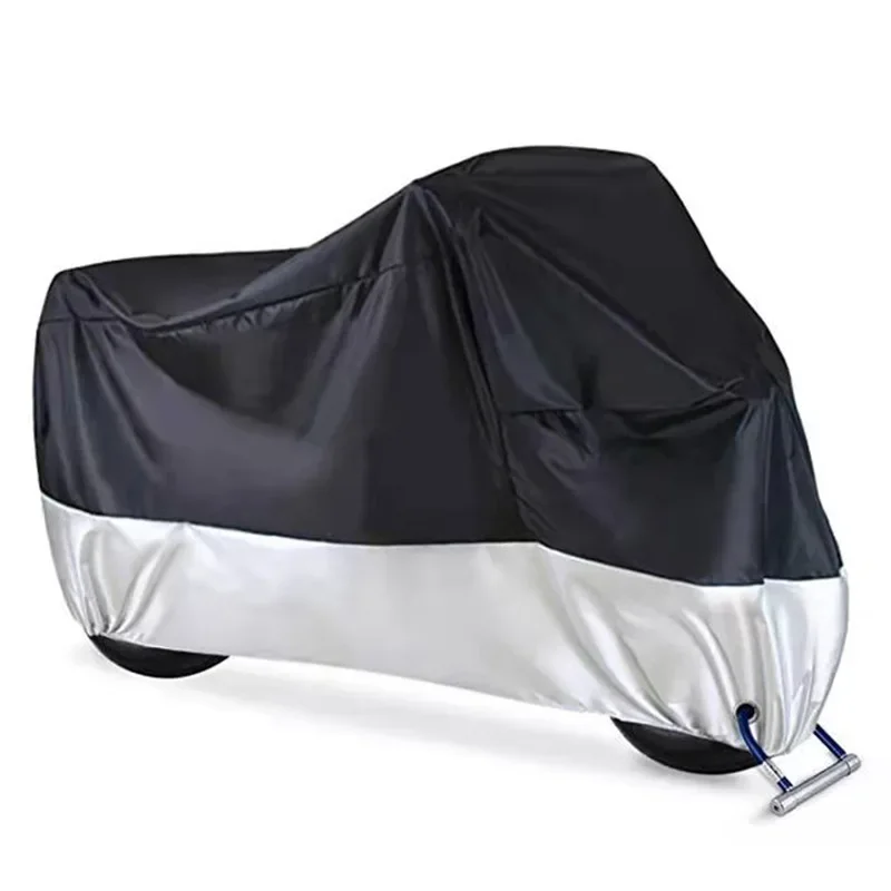 

Waterproof Motorcycle Cover All Season Dustproof UV Protective Outdoor Indoor Scooter 190T Wear-resistant Fabric Motorbike Cover