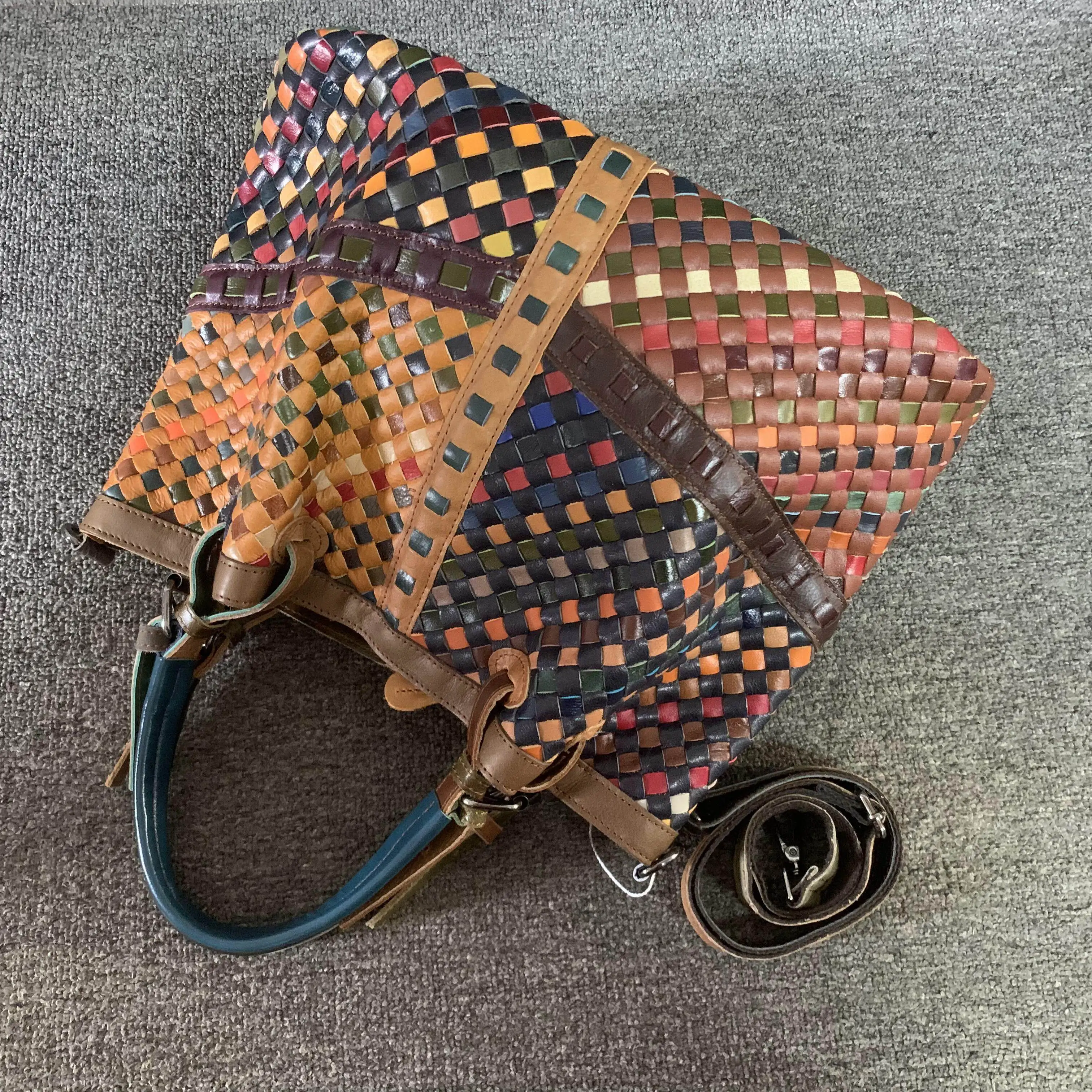Tas Tangan Kulit Wanita Warna - Bucket Bag Suede ulasan dan harga