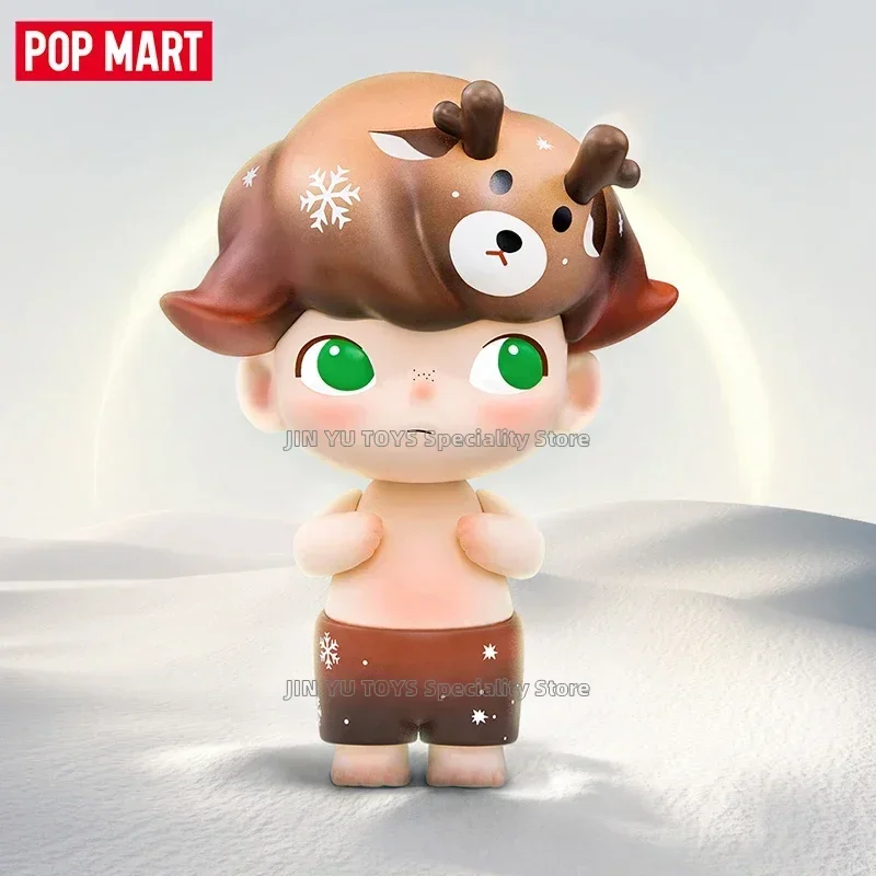 POP MART-Boîte ennemi de la série rétro Dimoo, sac de devinettes à jouets, style de confirmation, figurine d'anime mignon, cadeaux d'anniversaire surprise pour fille beurre