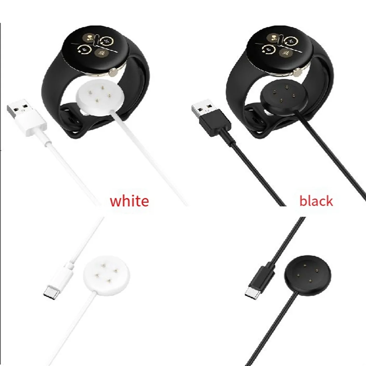 Do ładowarki Google Watch 2 Wielofunkcyjny, wygodny magnetyczny kabel do ładowania Google Pixel Watch 2, biały A