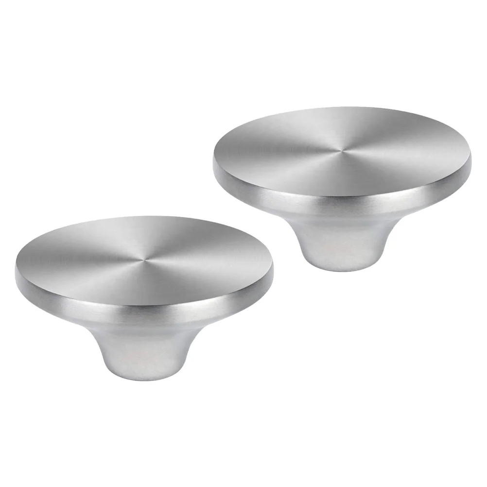

2Pcs Pot Lid Handles Stainless Steel Replacement Knobs Universal Pan Lid Grips Heat Resistant Anti-Scald Cookware Knobs Pot