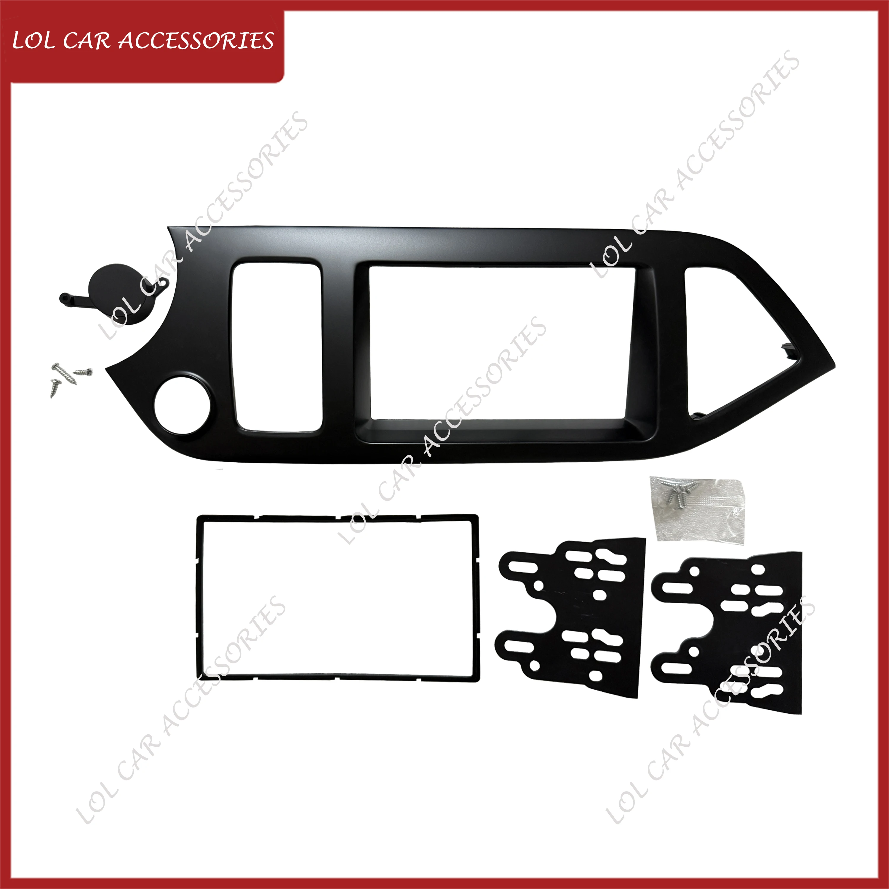 7 Inch For Kia Picanto / Morning 2011-2016 Car Radio Stereo GPS MP5 Android Player 2 Din Head Unit Panel Fascia Frame Trim Kit
