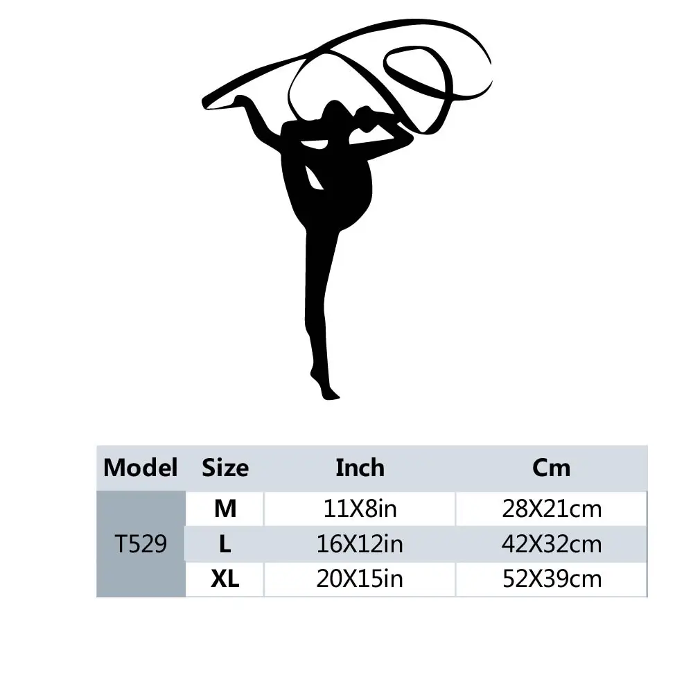 1PC Cool Gymnastics Vinyl Wall Stickers Wallpaper For Bedroom Decor Decoration Accessories Murals