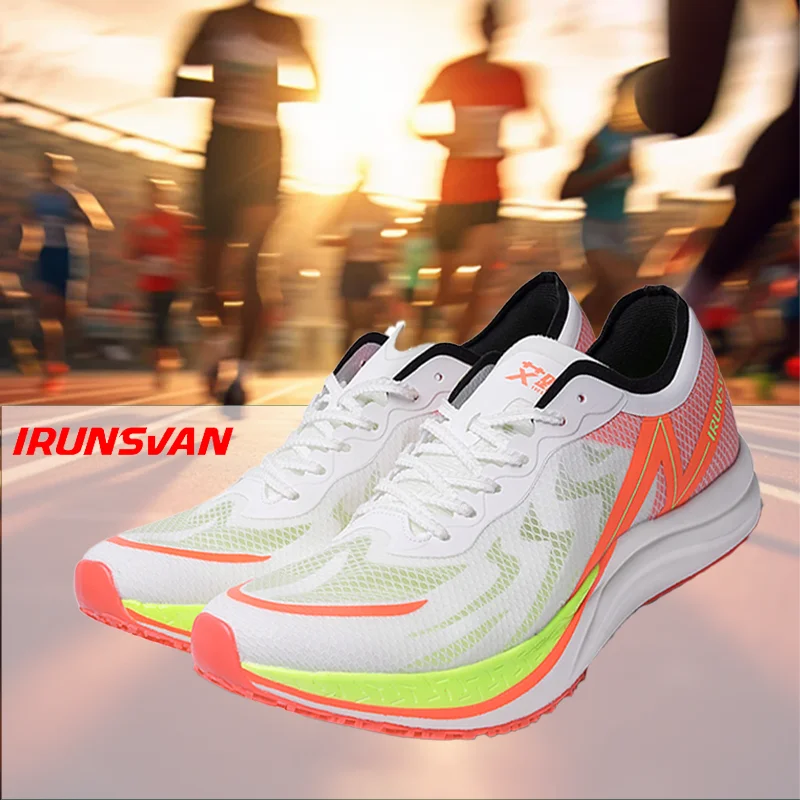 

IRUNSVAN Feidian GC1.0 Full Palm Carbon Plate Racing Marathon Training Shoes Breathable and Stable Rebound Men's Sports Shoes