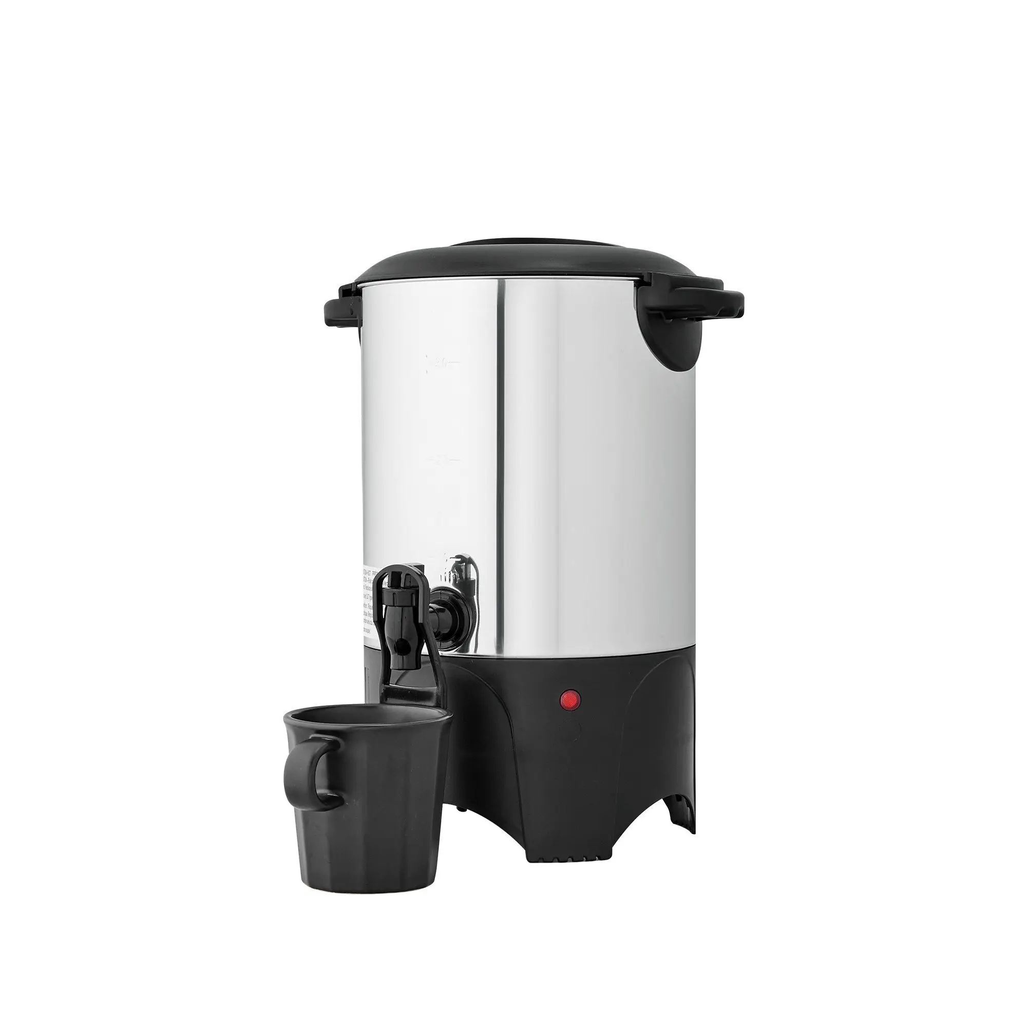 

4.5L 30-Cup Coffee Dispenser with Dual No-Drip Tap Heat-Preserving Stainless Design for Events