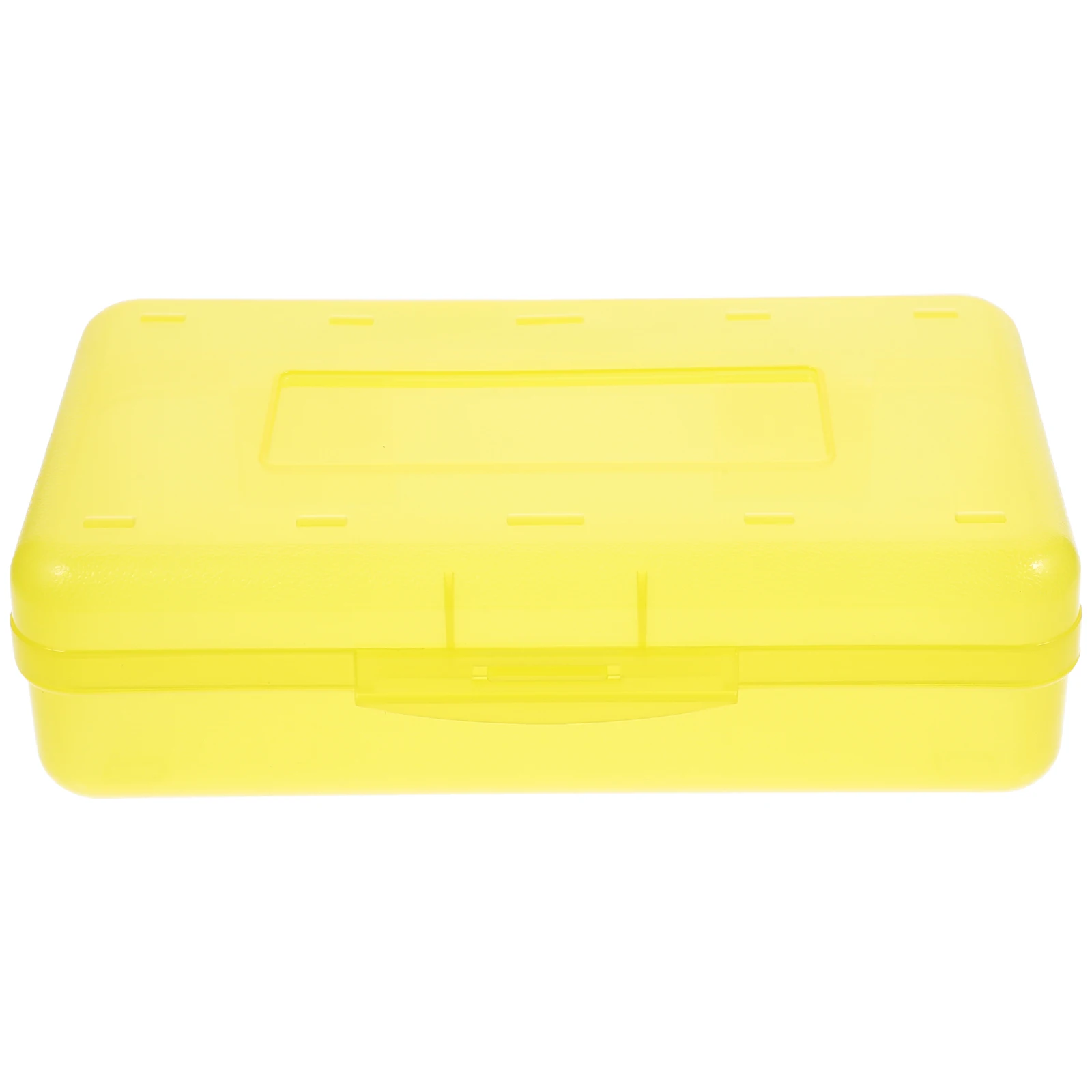 

Plastic Pencil Case Pencils with Lid Clear Stationery Box Container Cases for Students School Child