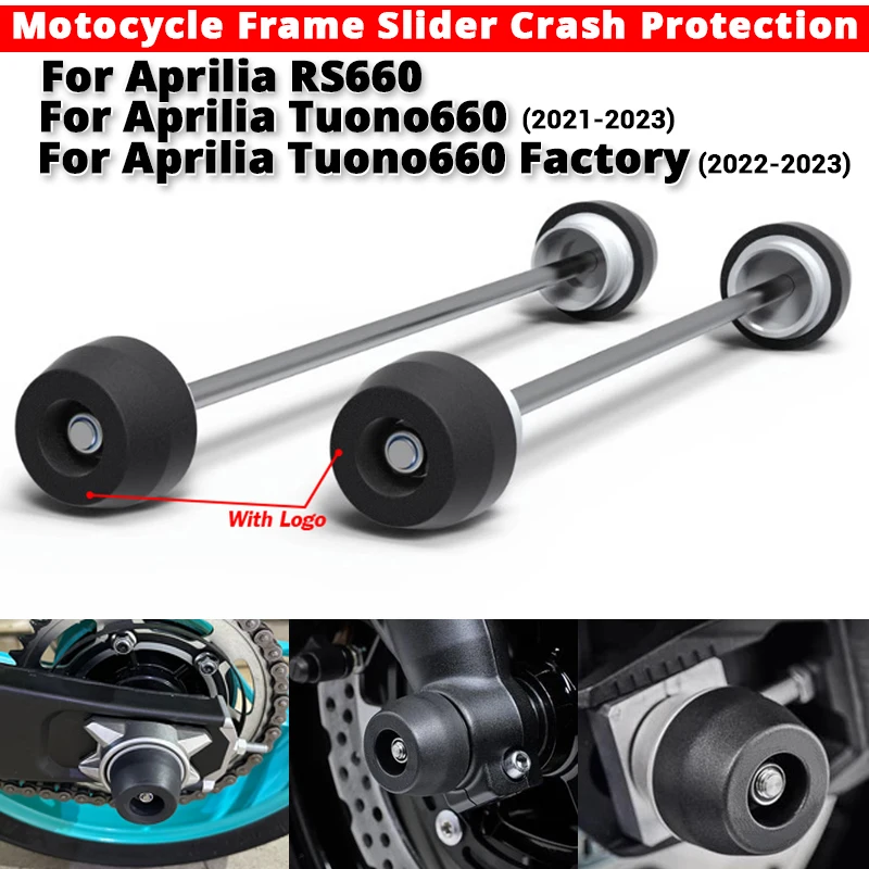 

For Aprilia RS660 Aprilia Tuono660 Aprilia Tuono660 Factory 2021-2023 Motorcycle Frame Slider Crash Protection Sliders