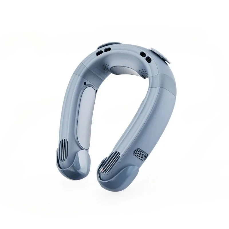 Semiconductor refrigeration neck fan usb charging large capacity portable dual refrigeration neck fan