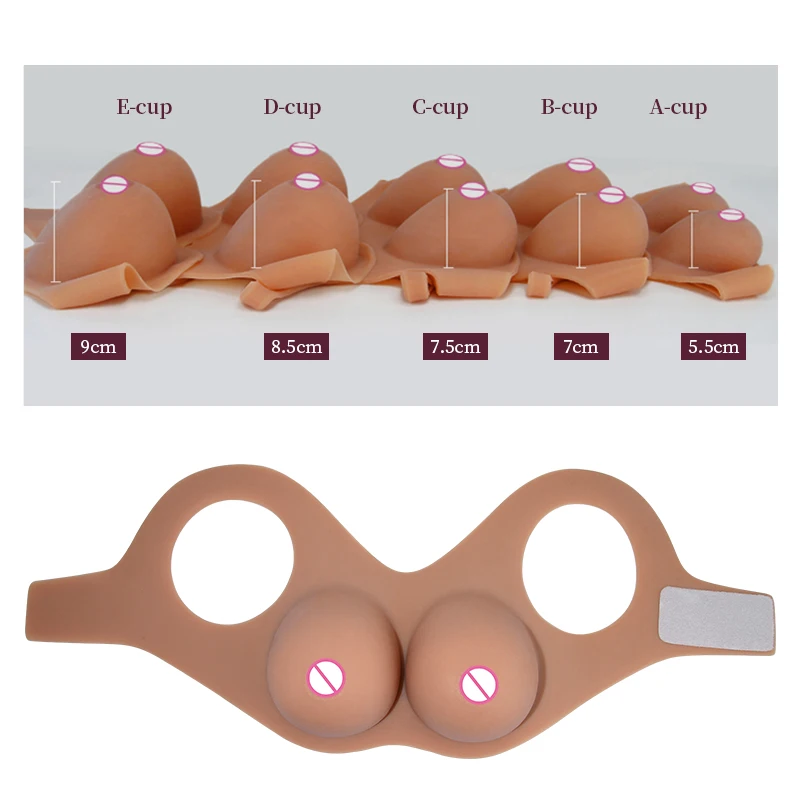 ONEFENG Large Silicone Upgraded Version WPBT Cosplay Fake Breasts Pseudonym Simulation Drag Queen for Crossdresser Transgender