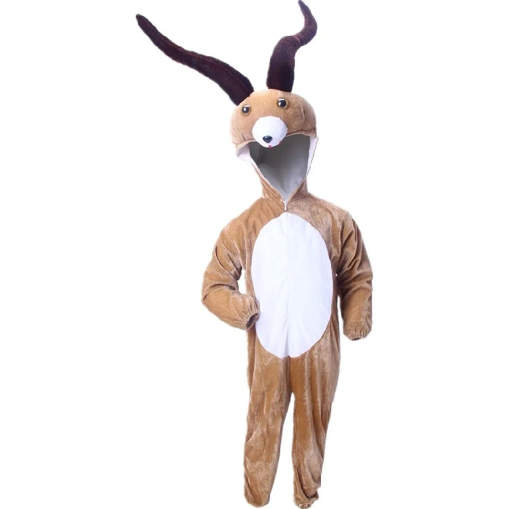 Vêtements de performance de style antilope pour Halloween, animal conjoint, chèvre, dessin animé, petit mouton